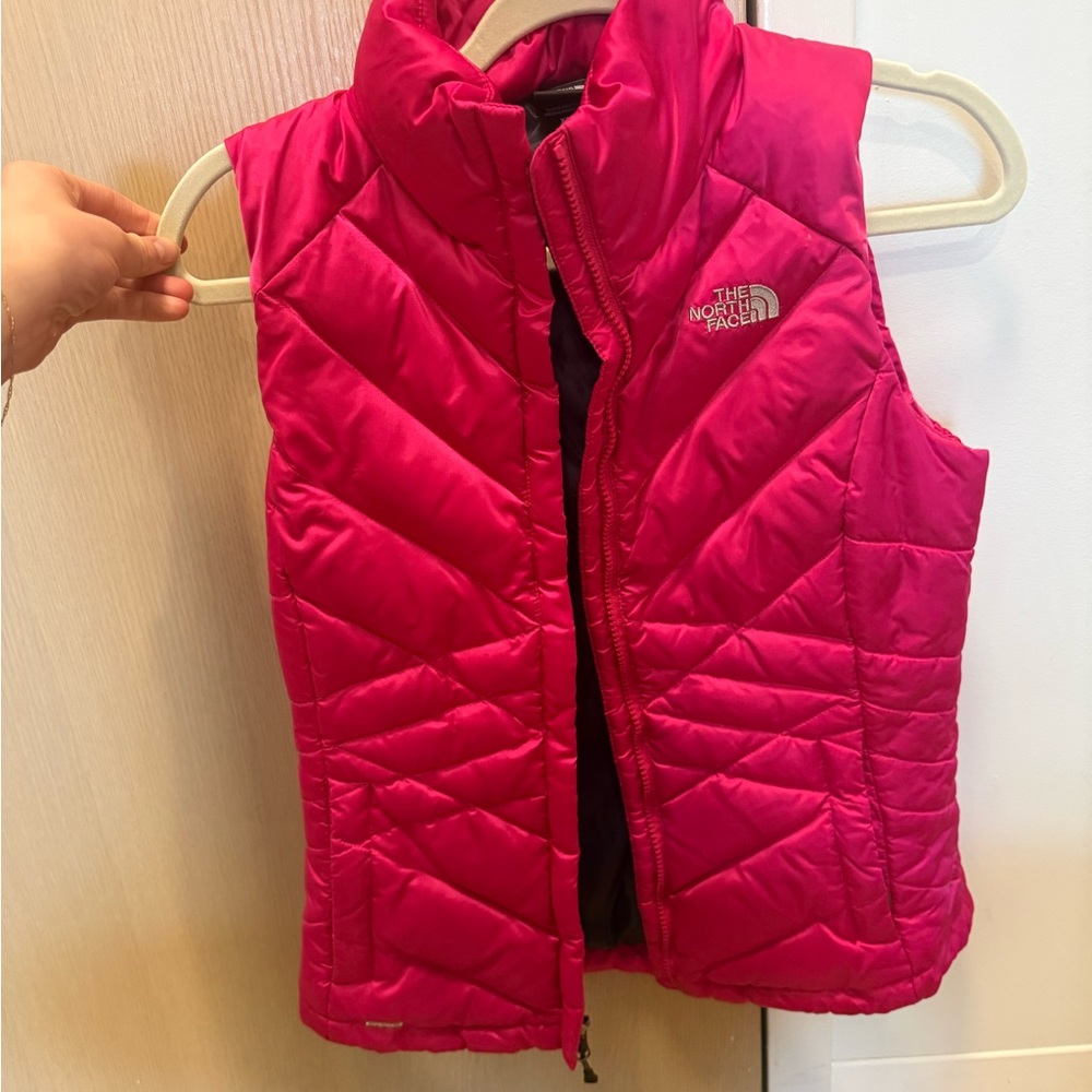 The North Face Fuchsia Quilted Vest
